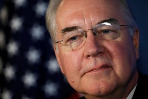 Ông Tom Price, người vừa từ chức Bộ trưởng Y tế và Dịch vụ Con người của Mỹ. Ảnh:Reuters.