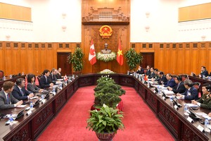 Toàn cảnh Hội đàm. Ảnh: VGP/Quang Hiếu