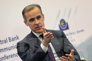 Thống đốc Ngân hàng trung ương Anh (BoE) Mark Carney. (Ảnh: AFP/TTXVN)