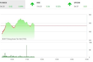 Phiên giao dịch sáng 21/12: SAB chưa ngừng rơi, VN-Index suýt mất điểm