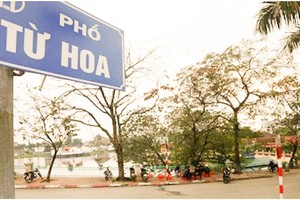 Phố Từ Hoa (quận Tây Hồ) là một trong những tuyến phố vừa được điều chỉnh độ dài.