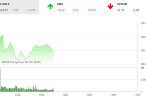 Phiên sáng 23/2: Dòng tiền dè dặt, VN-Index hạ thấp độ cao
