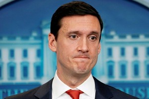 Cố vấn An ninh nội địa Tom Bossert hồi năm 2017. Ảnh:Reuters.