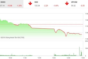 Phiên chiều 13/4: Điều lo lắng đã xảy ra
