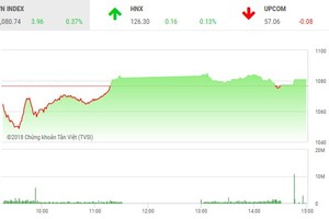 Phiên chiều 24/4: Nhà đầu tư bất ngờ thận trọng, VN-Index thoát hiểm cuối phiên