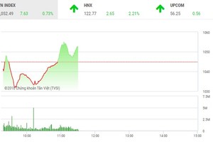 Phiên sáng 27/4: Bắt đáy cổ phiếu ngân hàng, chứng khoán 