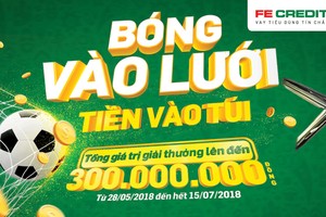 FE Credit tung chương trình khuyến mãi đón World Cup 2018