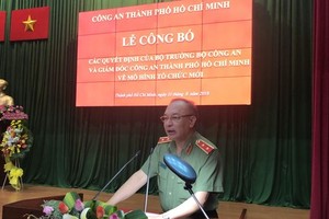 Công bố các quyết định nhân sự của Bộ Công an