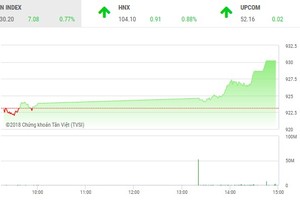 Phiên chiều 28/11: Bất ngờ tăng vọt