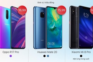 So sánh ba smartphone cận cao cấp vừa về Việt Nam