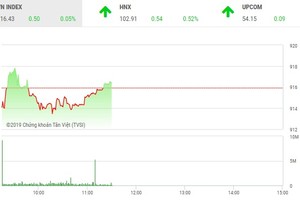 Phiên sáng 30/1: Ảm đạm