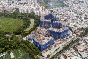 Công trình Celadon City (TP.HCM) được Gamuda Land tin tưởng giao Hòa Bình làm nhà thầu chính.