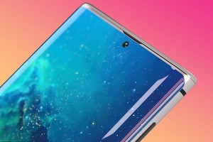 Ý tưởng Galaxy Note10 màn hình 'nốt ruồi', bốn camera sau