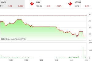 Phiên chiều 12/6: Bên bán mất kiên nhẫn, VN-Index giảm mạnh