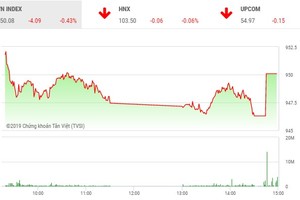 Phiên chiều 13/6: Lực cầu bắt đáy giúp VN-Index giữ được chốt chặn quan trọng