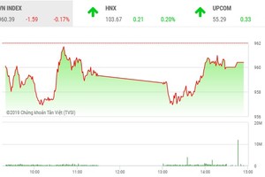 Phiên chiều 3/7: Khối ngoại xả mạnh HPG, VN-Index tiếp tục giảm nhẹ