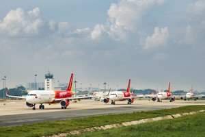Các đường bay đi, đến Đài Loan và Hồng Kông của Vietjet khai thác bình thường