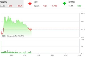 Phiên sáng 19/2: Thị trường phân hóa, VN-Index chưa thoát sắc đỏ