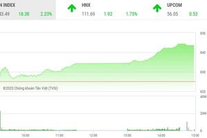 Giao dịch chứng khoán chiều 1/7: Nhiều mã nổi sóng, VN-Index tăng hơn 18 điểm
