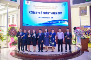 Cổ phiếu TDP chạm giá trần 25.400 đồng/CP phiên chào sàn HOSE