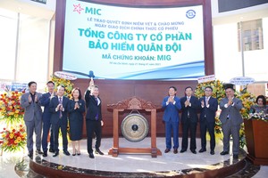 Cổ phiếu Bảo hiểm Quân đội - MIC (MIG) tăng trần trong ngày chào sàn HOSE