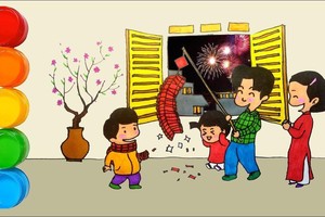 Ký ức tuổi thơ của nhiều người gắn cùng tiếng pháo. Ảnh: Internet.