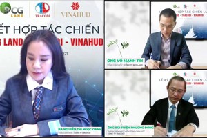 Vì tình hình dịch bệnh Covid-19 phức tạp nên Lễ ký kết được diễn ra theo hình thức trực tuyến