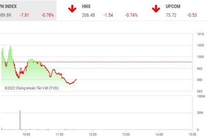 Phiên giao dịch sáng 26/10: Trở lại mặt đất 