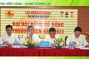 Đại hội đồng cổ đông thường niên CIENCO4 (C4G) năm 2023 thông qua 10 nội dung quan trọng