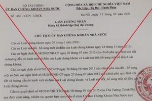 Alamat Capital lên tiếng liên quan đến việc giả mạo văn bản của Uỷ ban Chứng khoán Nhà nước