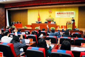 Tại Kỳ họp thứ 20, các đại biểu HĐND tỉnh Hải Dương đã biểu quyết thông qua 10 nghị quyết