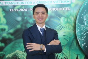 Theo ông Vũ Minh Tiến, thị trường đang thiếu một quy chuẩn, quy luật, để thống nhất về mặt cách hiểu, thẩm định về tiêu chuẩn, quy chuẩn đánh giá một dự án xanh. Ảnh Dũng Minh 