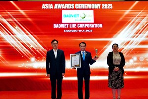 Thương hiệu Bảo Việt Nhân thọ được vinh danh trong TOP 10 Doanh nghiệp tiêu biểu châu Á 2025