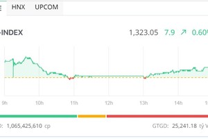 Phiên giao dịch chiều 21/5: Cổ phiếu bất động sản nổi sóng 