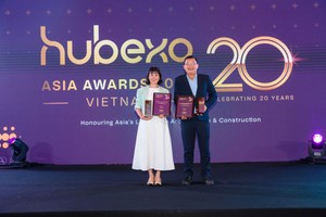 Đại diện Coteccons, Unicons được vinh danh tại Hubexo Asia Awards 2025