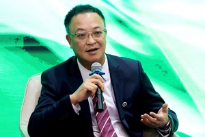 Ông Bùi Hoàng Hải, Phó chủ tịch Ủy ban Chứng khoán Nhà nước chia sẻ tại Tọa đàm. (Ảnh: Dũng Minh)