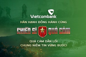 Vietcombank vinh dự đồng hành cùng chương trình “Chiến sĩ quả cảm 2025”
