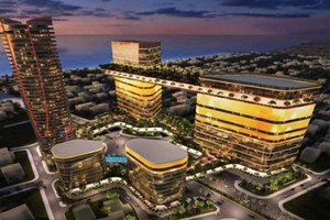 Một ý tưởng phối cảnh Trung tâm Tài chính tại Đà Nẵng. Ảnh: UBND TP Đà Nẵng