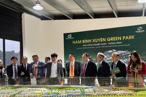 Đoàn doanh nghiệp tỉnh Gyeonggi Hàn Quốc đã tới thăm, khảo sát thực tế tại KCN Nam Bình Xuyên Green Park (Phú Thọ).