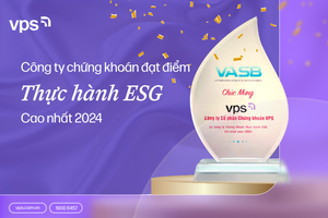 VPS (VCK) được VASB vinh danh công ty chứng khoán đạt điểm thực hành ESG cao nhất
