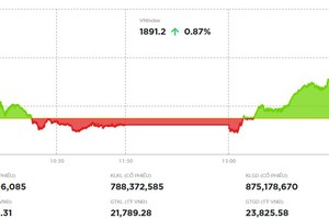 Nhóm chứng khoán khởi sắc, VN-Index chinh phục thành công mốc 1.890 điểm 