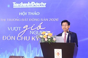 Ông Phạm Văn Hoành, Tổng Biên tập Báo Tài chính - Đầu tư phát biểu khai mạc Hội thảo. Ảnh: Lê Toàn
