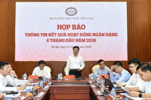 Ông Phạm Thanh Hà, Phó Thống đốc NHNN phát biểu tại họp báo
