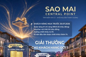 Sao Mai Central Point là điểm tựa an cư, nơi thể hiện vị thế kiến tạo tài sản truyền đời vượt thời gian