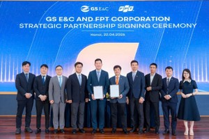 Lễ ký kết thỏa thuận hợp tác chiến lược giữa Tập đoàn FPT và Tập đoàn GS E&C