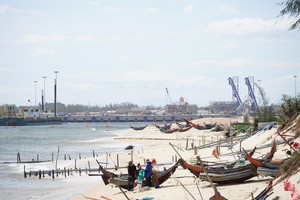Khu vực dự án Khu bến cảng Mỹ Thuỷ. Ảnh: Trường Nhật