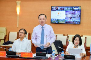 Ông Đào Minh Tú, Phó Chủ tịch kiêm Tổng Thư ký Hiệp hội Ngân hàng Việt Nam (VNBA) phát biểu tại Hội nghị