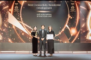 Dự án Khải Hoàn Imperial của Chủ đầu tư Khải Hoàn Land chiến thắng hạng mục “Best Connectivity Residential Development” – Dự án nhà ở có khả năng kết nối vượt trội tại PropertyGuru Vietnam Property Awards 2026.