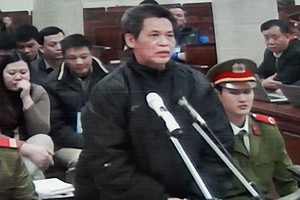 Bị cáo Phạm Thanh Tân trả lời tại tòa