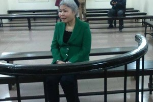 Bị cáo Nguyễn Phương Mai tại tòa